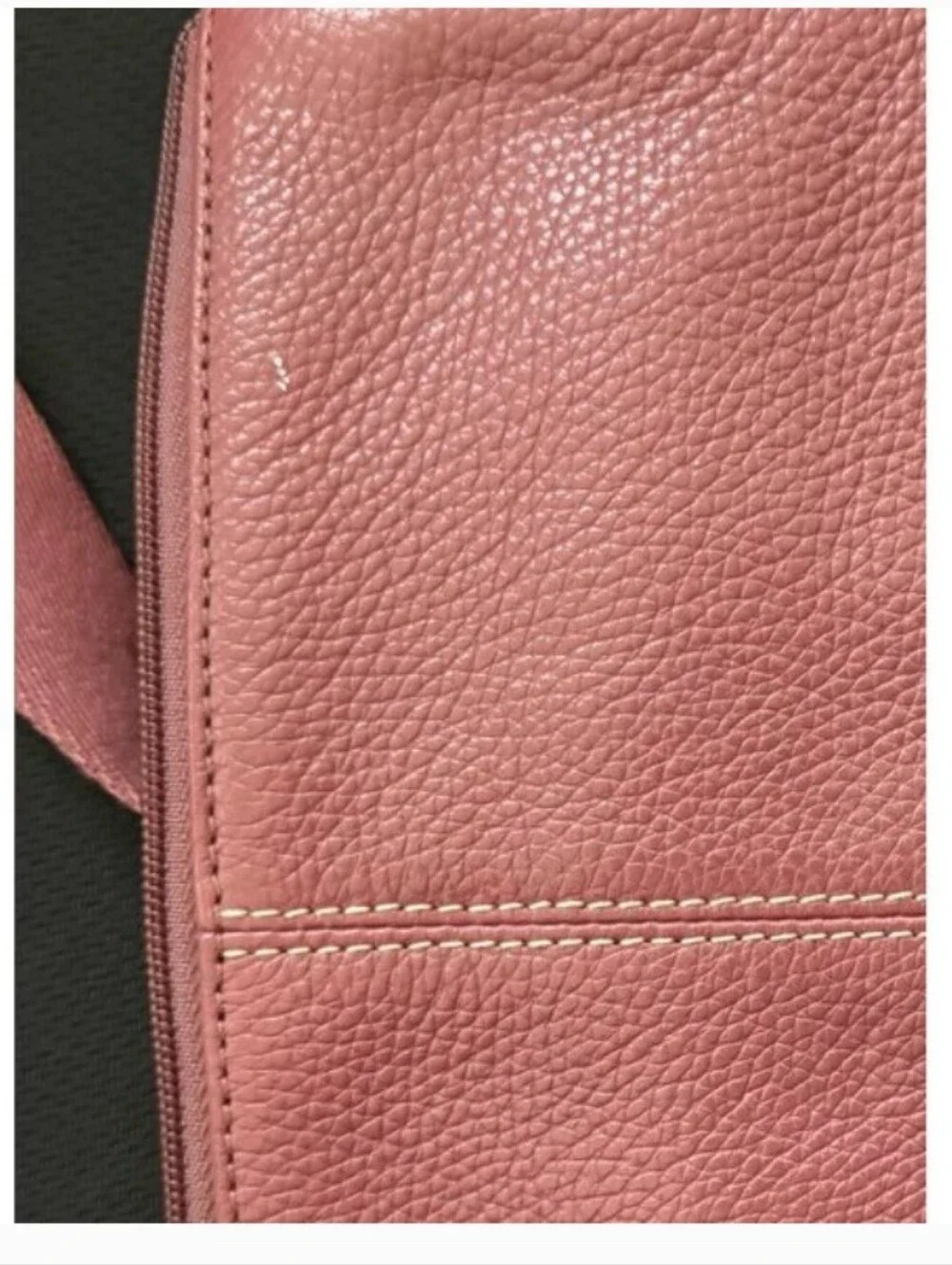 Coach Hamilton Pebble Leather Rose Crossbody